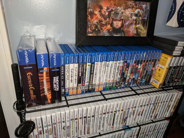 Vita and DS games